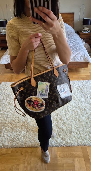 Torebka Louis Vuitton, Neverfull, limitowana, edycja, luksus, skórzana