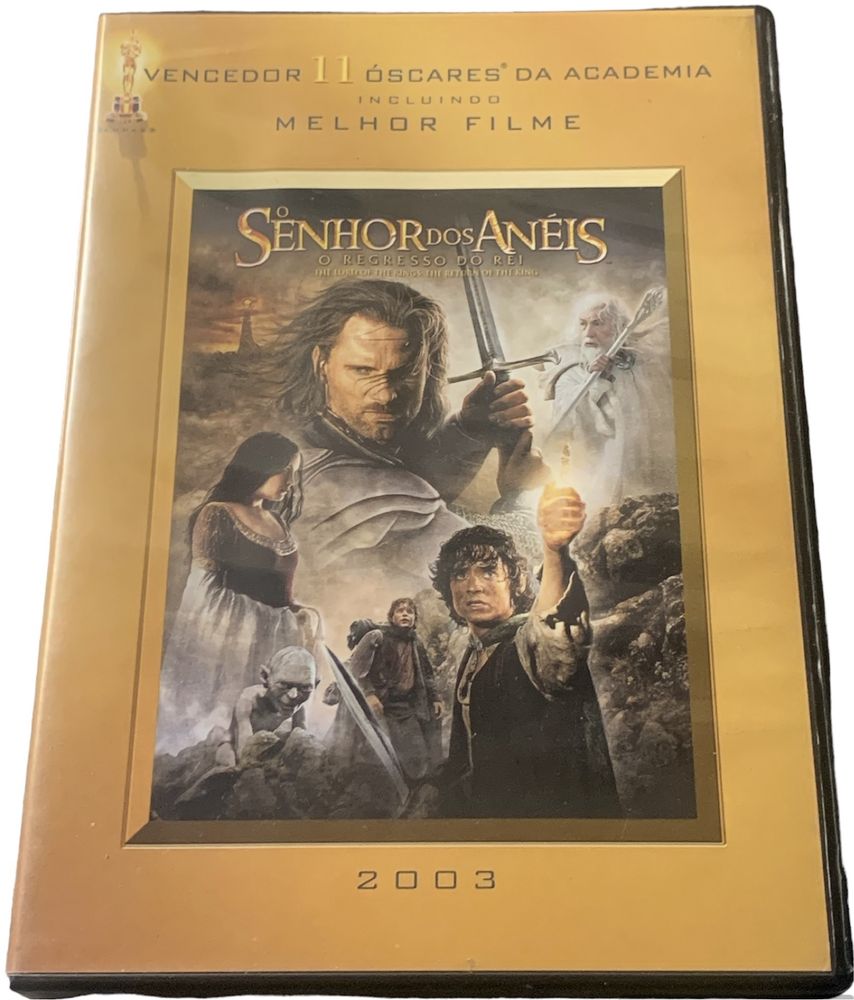 Senhor dos Aneis TRILOGIA 3 Dvd’s 6 Discos (Lord of the rings) Coleção