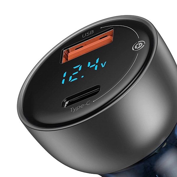 Baseus ładowarka samochodowa USB / USB Typ C 65 W 5 A SCP Quick Charge