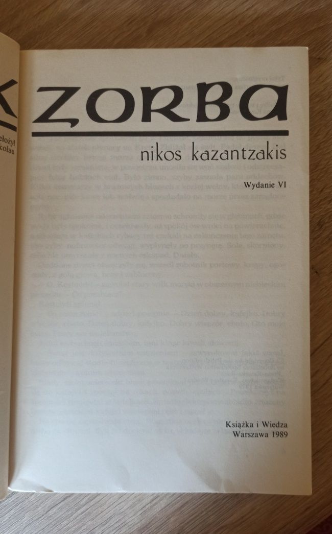Nikos Kazantzakis grek zorba