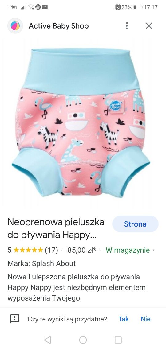 Neoprenowa pieluszka happy nappy splash about