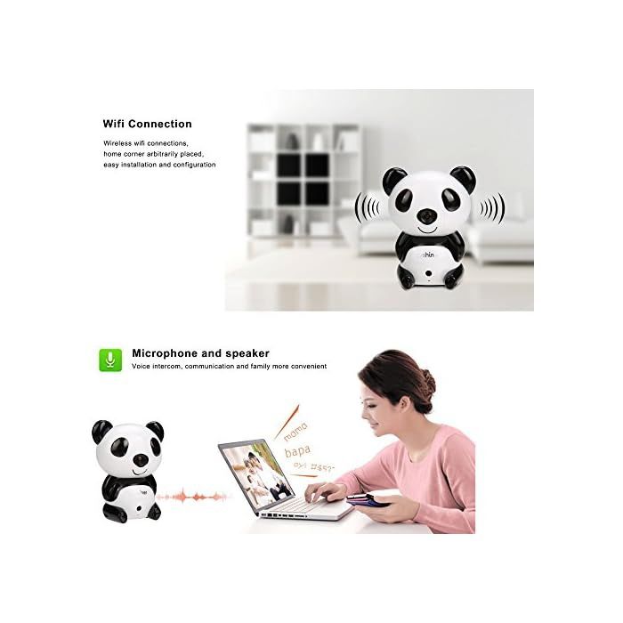 Радионяня видеоняня Panda. Камера наблюдения.  Wi-fi Скрытая камера.