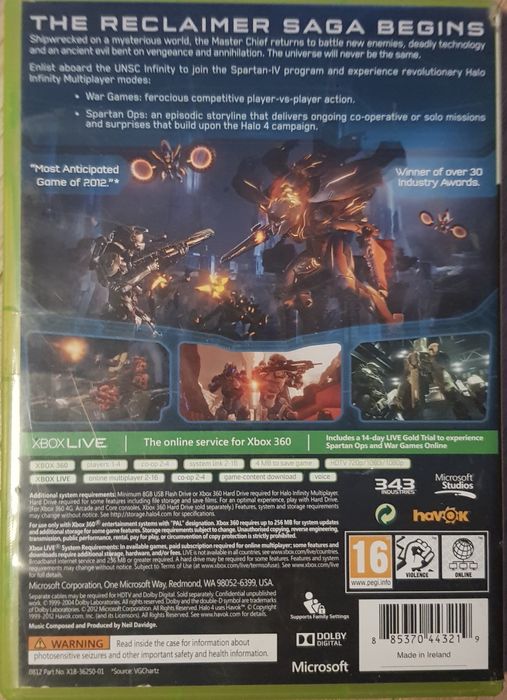 Gra Halo 4 xbox 360