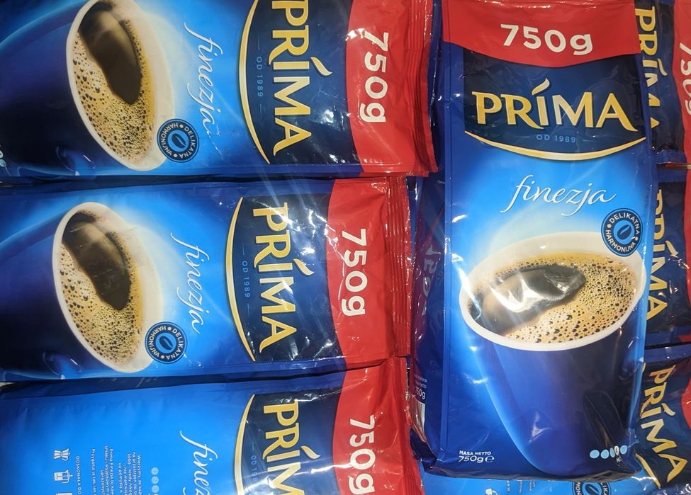 Kawa mielona prima 7*750g niebieska finezja razem 5.25kg