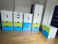 IKEA Stuva zestaw mebli dla dziecka: komoda, szafa. Stan bardzo dobry