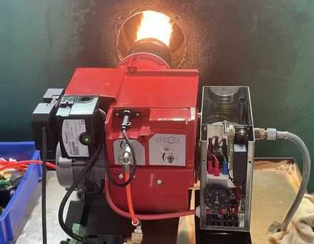 Palnik olej multiolejowy Bairan STW 133-1 80kW olejowy przepracowany