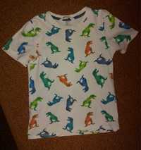 Фірмова футболка з динозаврами H&M 6-8 років 122/128