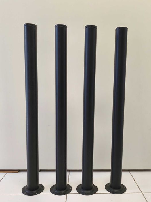 Pernas para tampo preta 70cm