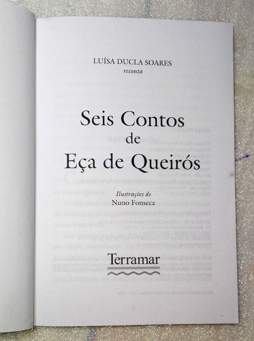 Livro  Seis Contos de Eça de Queirós