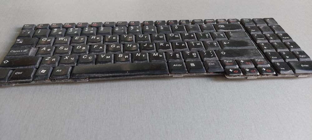 Клавіатура до ноутбука Леново G550 б/у, клавіші до клавіатури Леново