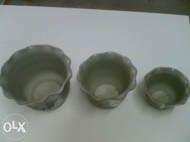 Vasos (10) - dois com flores