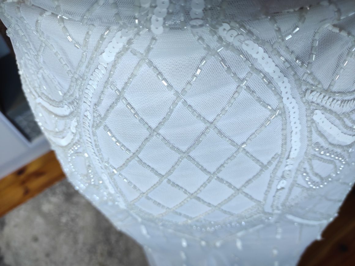 Biała suknia Lace&Beads