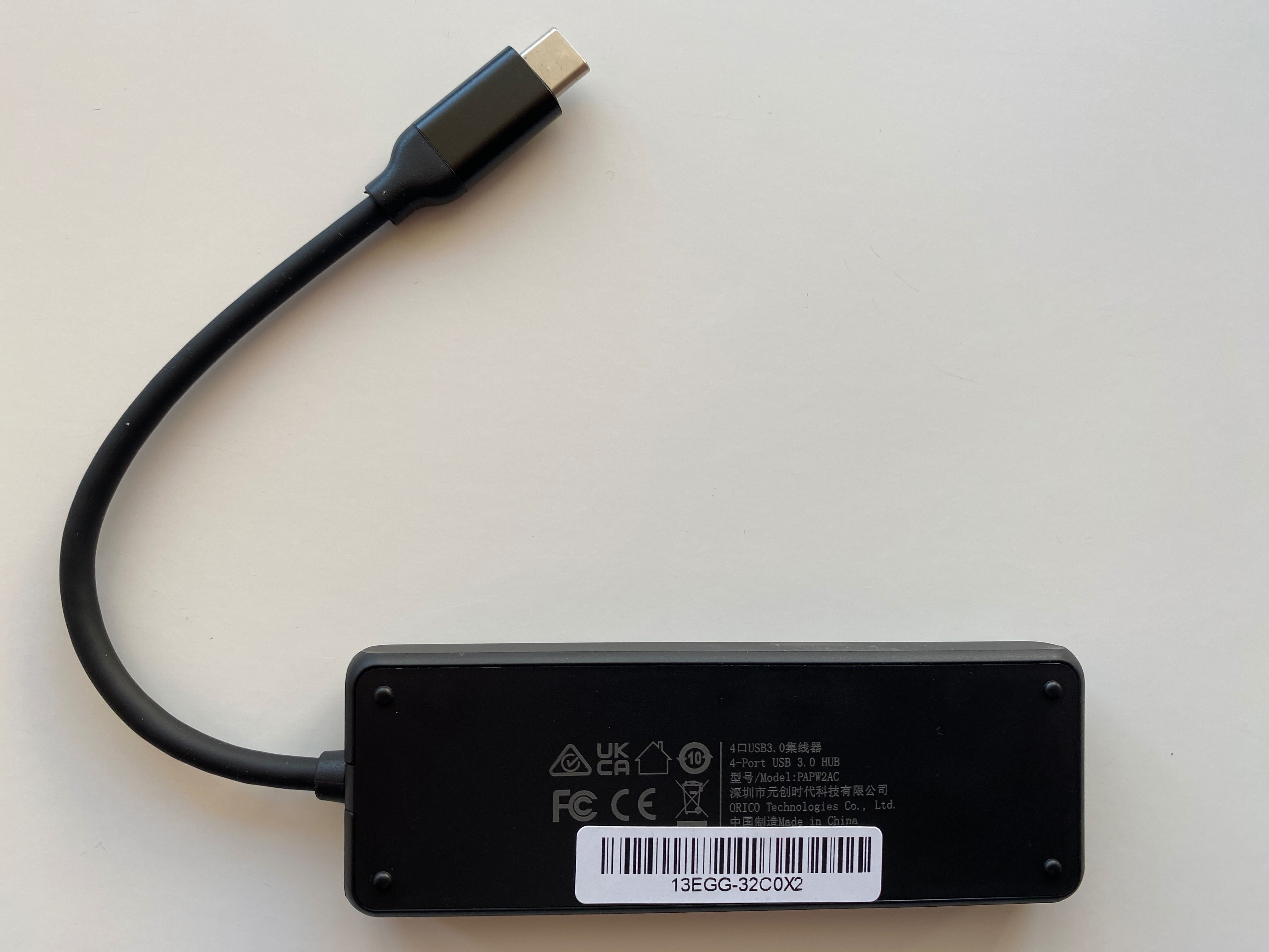 4-in-1 USB C Hub USB 3.0, 5 Гбіт/с