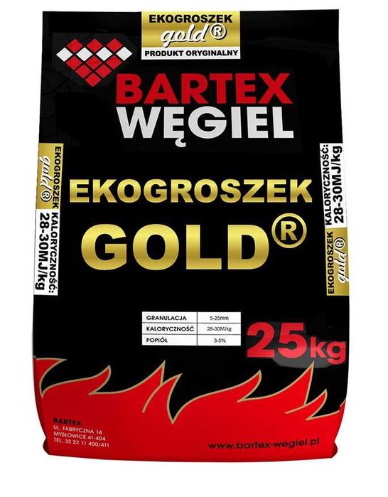 Węgiel groszek workowany 1 tona Silver Bartex Katowice Tychy