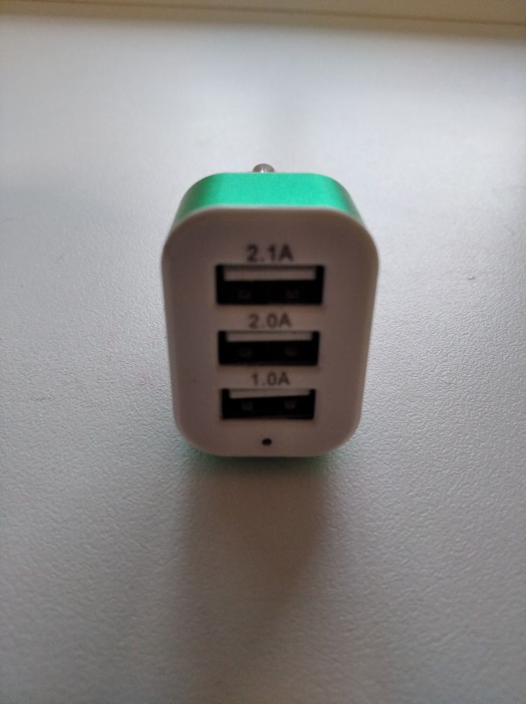 Зарядка в прикуриватель USB, зарядка USB для телефона в авто