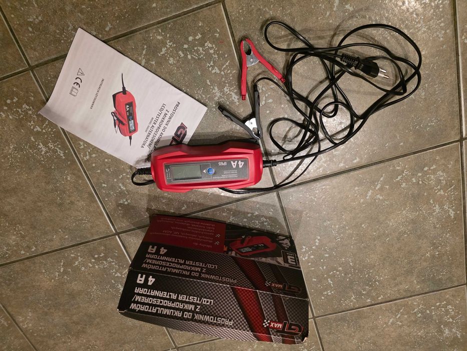 Prostownik 4A GtMax z mikroprocesorem