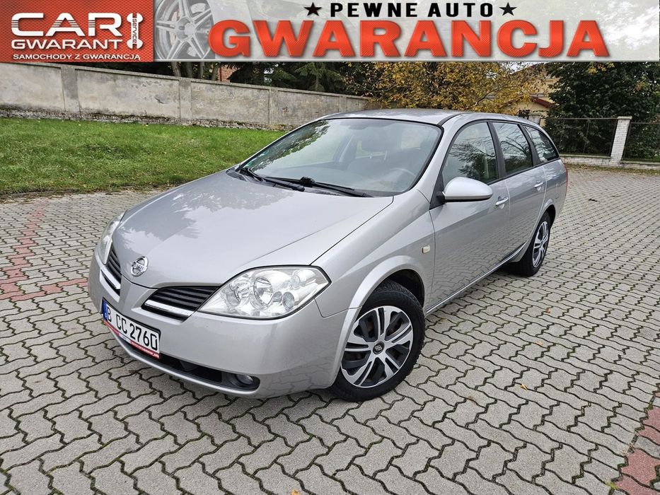Nissan Primera 1.8 115KM kamera BEZ KOROZJI nawigacaja GWARANCJA Film