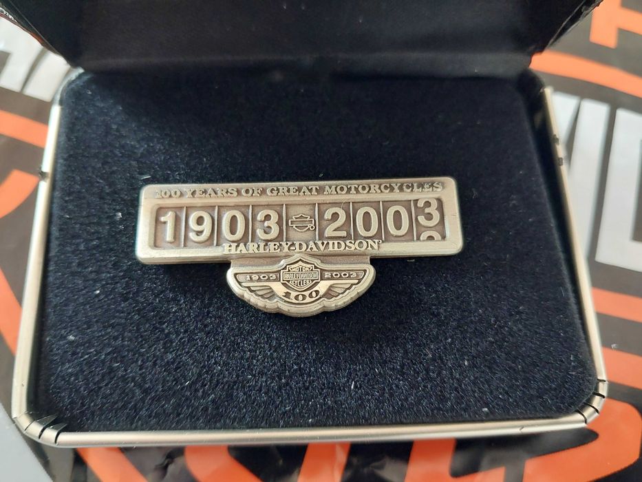Odznaka Pin Harley Davidson 100th Nowy anniversary rocznica stulecie