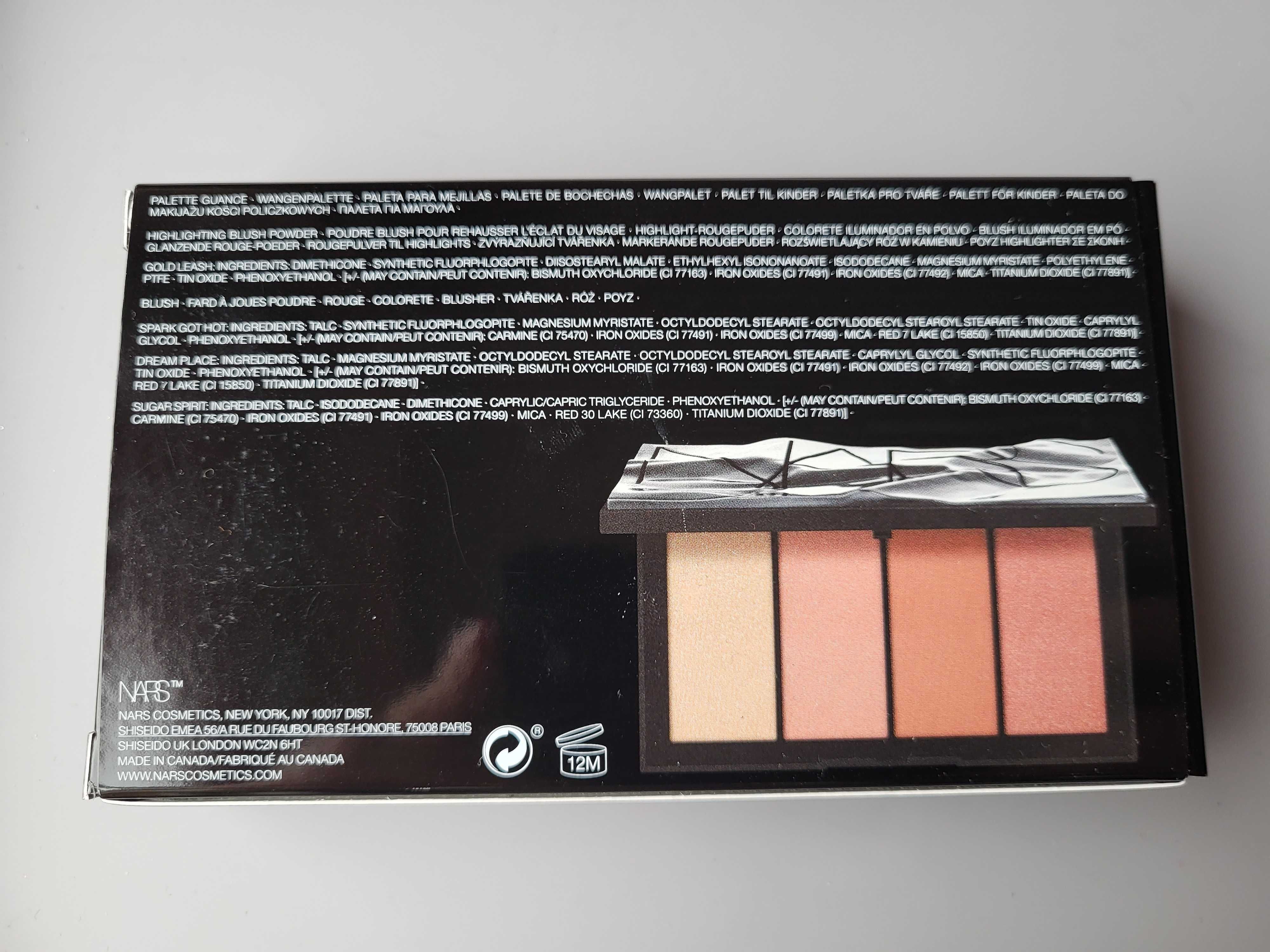 Paleta róży Nars