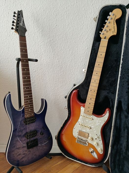 Fender Stratocaster i Ibanez RG ostatni dzień