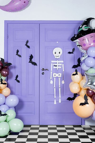 zawieszka szkielet dekoracja 110 cm na halloween karnawał  psikus