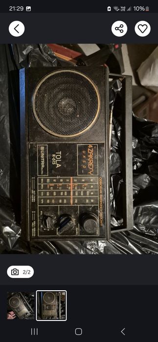 Radio Śnieżka Diora+ Radio Tola
Stan 
Przed wysyłką nie czyszcze ra