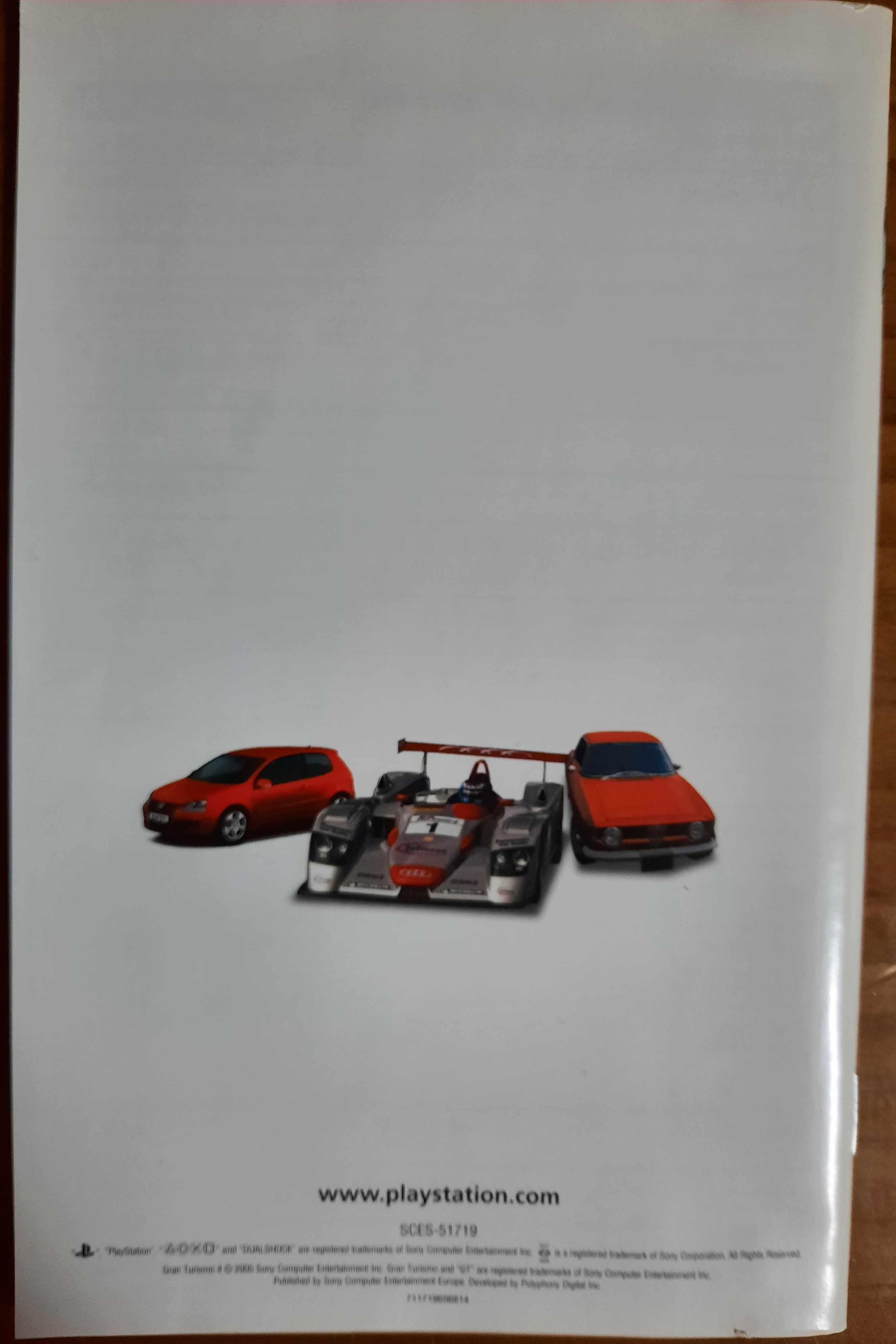 Capa e Manual Gran Turismo 4 PS2