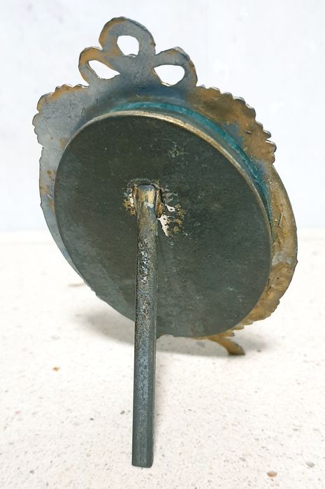 Antiga moldura D. Maria em antimónio dourado