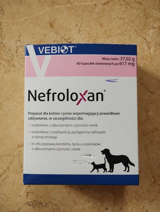 Vebiot nefroloxan 25 kapsułek wspomaga prawidłowe odżywianie