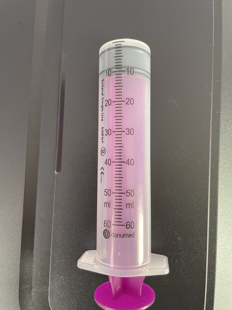Strzykawka do karmienia PEG 60ml