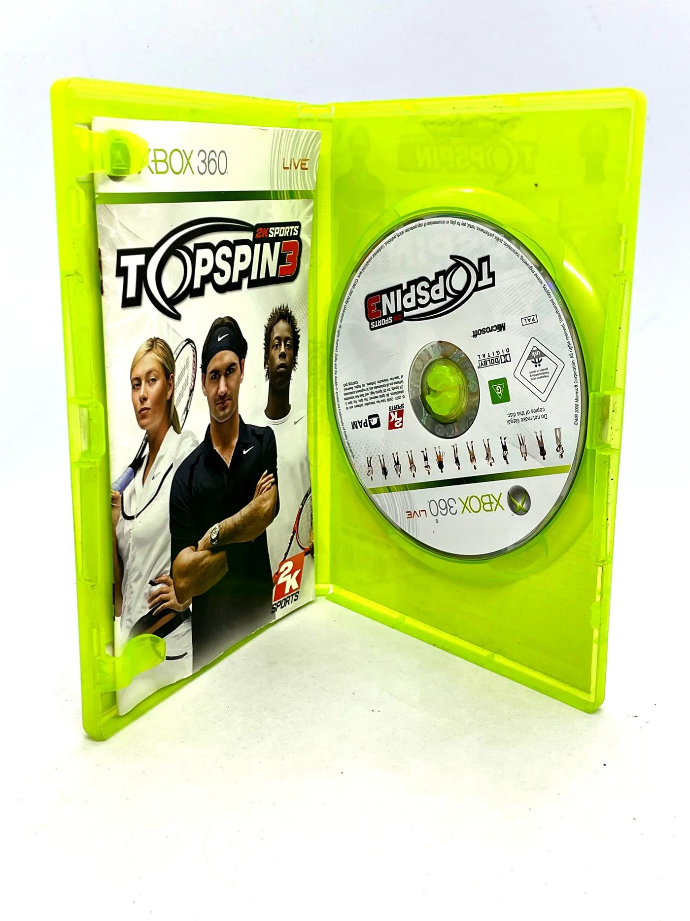 TopSpin 3 Xbox 360 Po Angielsku
