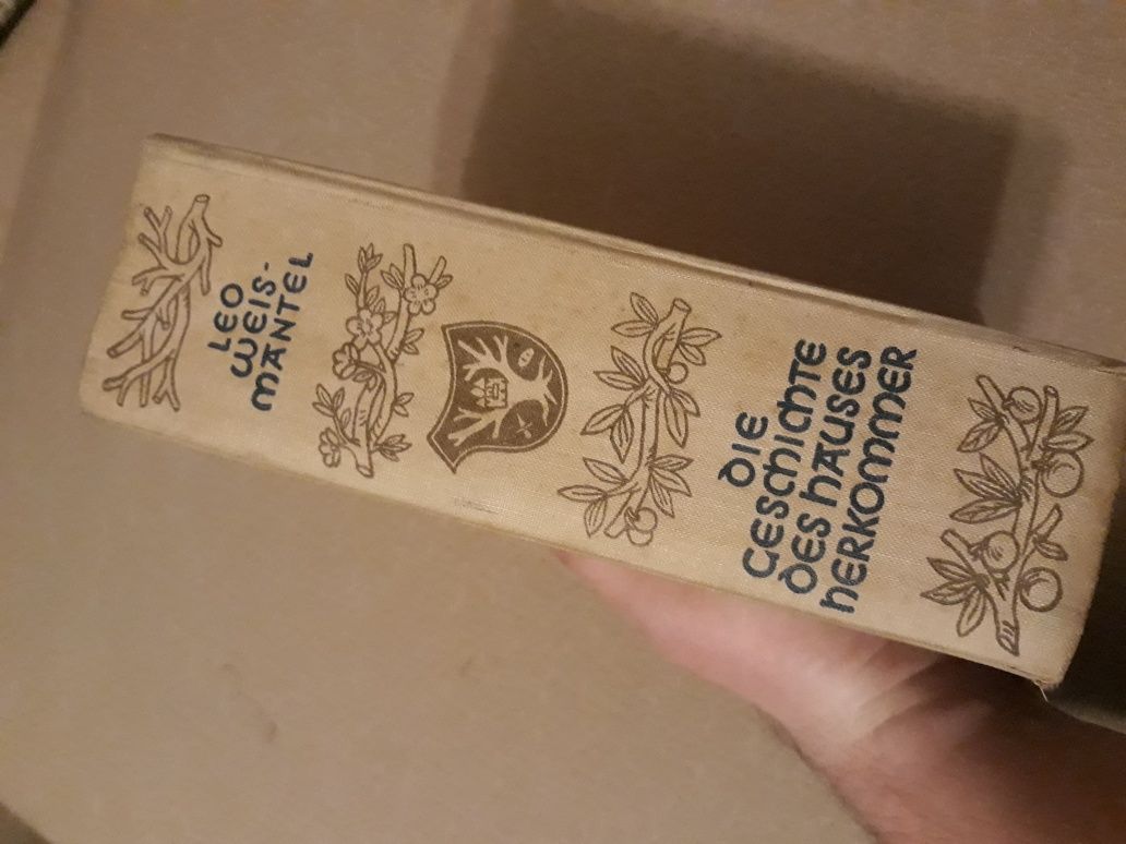 1932r. Weismantel - Die Geschichte des Hauses Herkommer. Stara ksiazka