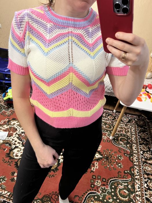 Вʼязана кофтина тепла s розмір