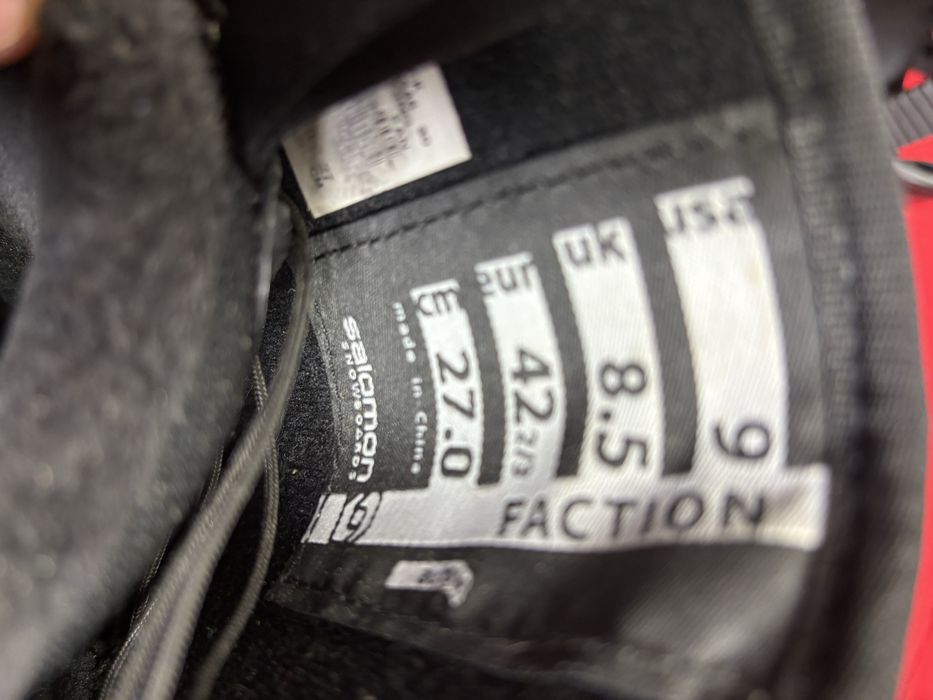 Botas Snow board Salomon como novas