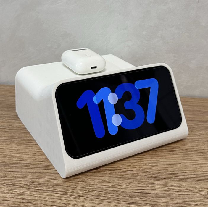 Док станція IPhone, AirPods. Бездротовий зарядний пристрій айфон