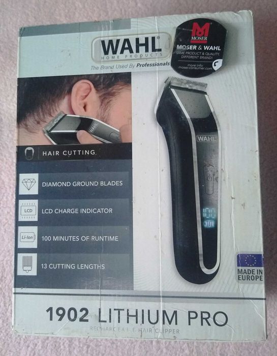 Maszynka  Wahl 1902 LITHHUN PRO diamentowo szlifowane ostrza