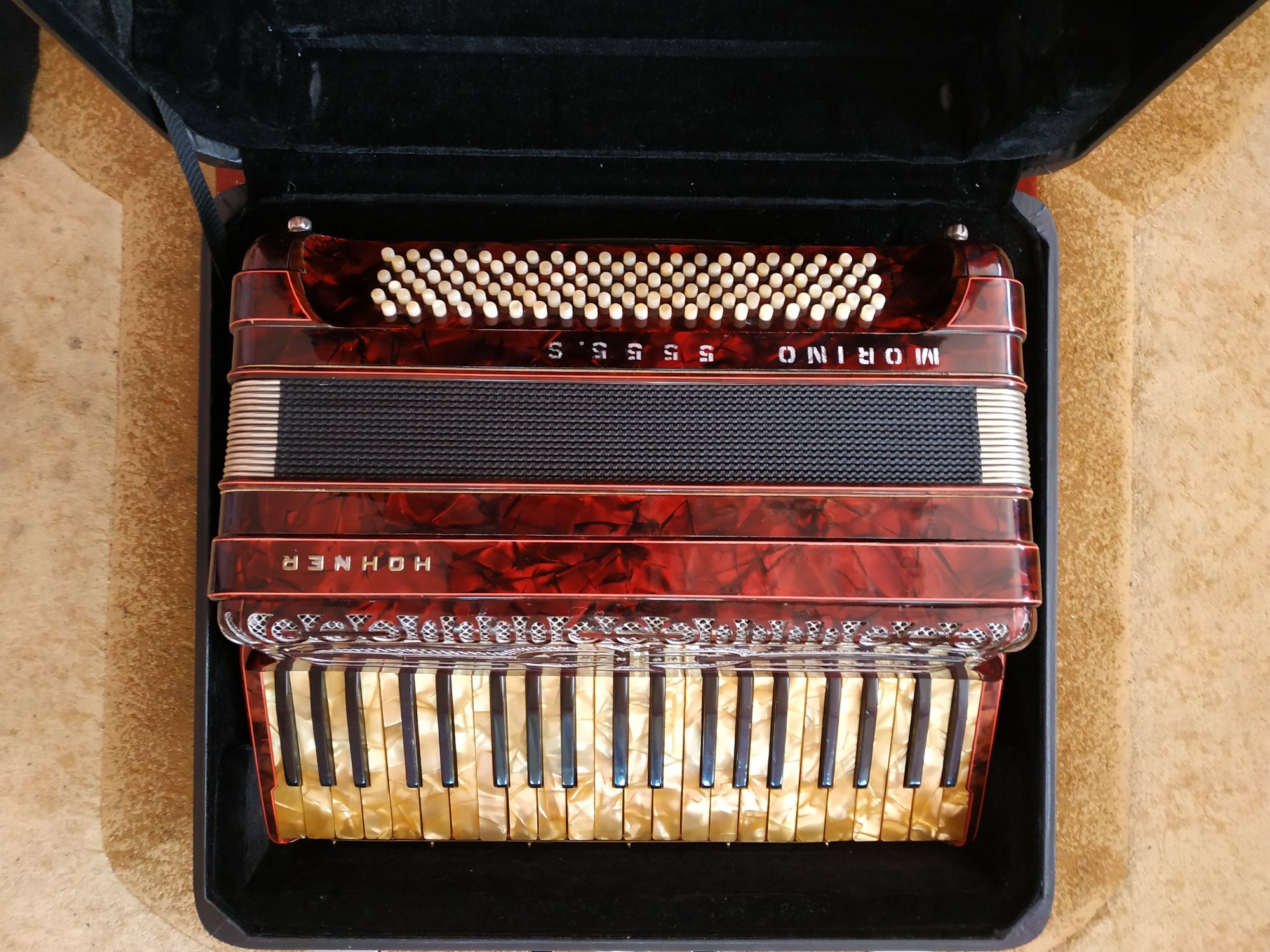 Hohner Morino 5555 S Cassotto Аккордеон Scandalli Supita