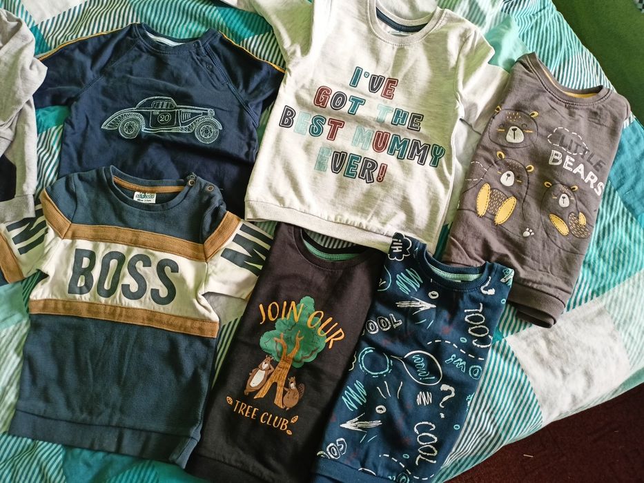 Zestaw bluzy sweterki bluza 98