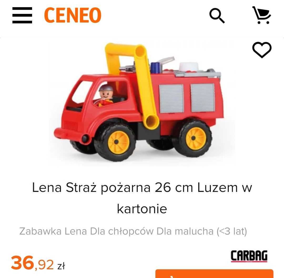Straż pożarna wóz strażacki jeździk