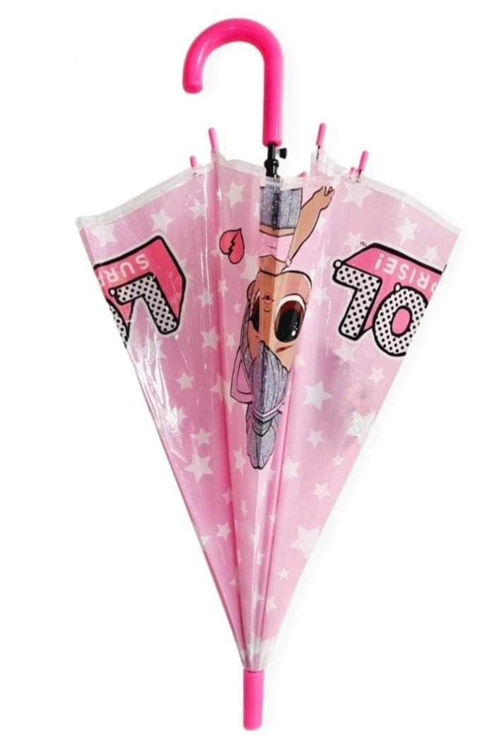 Parasolka LOL SURPRISE różowa w gwiazdki 68cm parasol