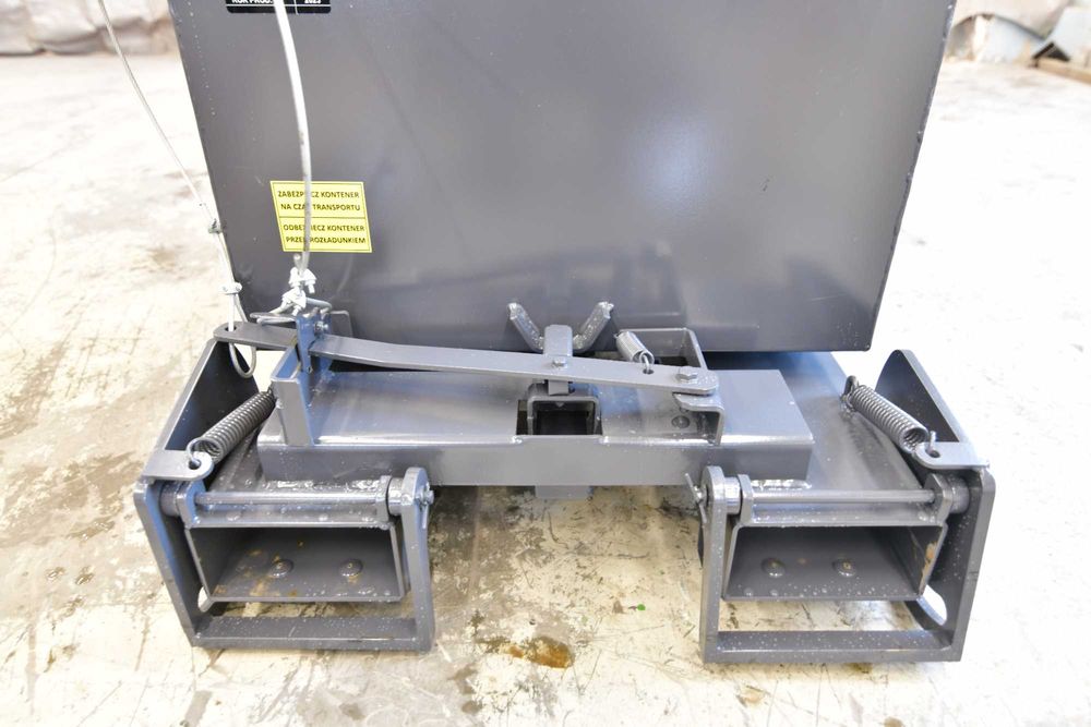 Kontener samowyładowczy / Koleba / Kontener do wózka widłowego 350L