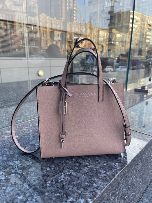 Шкіряна сумка Оригінал Marc Jacobs Mini Grind Tote Bag