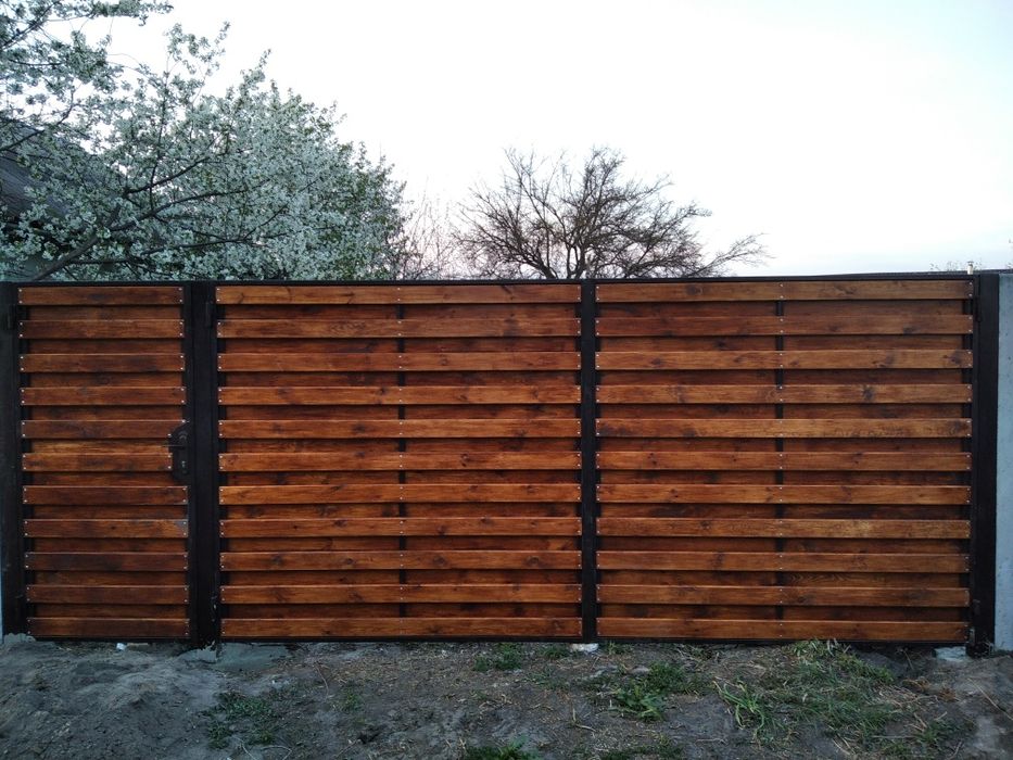 Калитки, Ворота распашные и откатные.