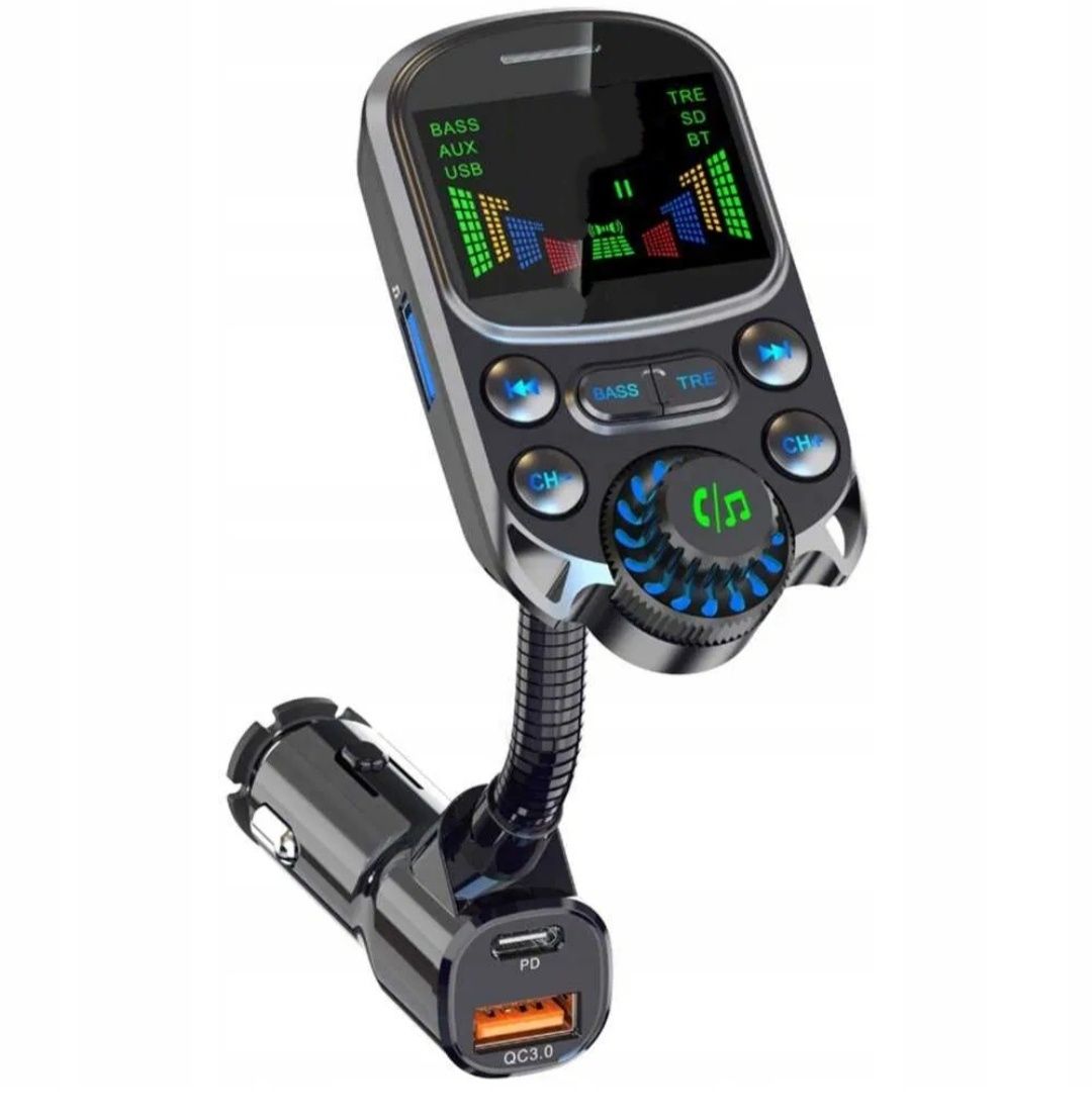 Zestaw głośnomówiący Bluetooth, MP3...