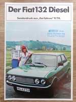 Prospekt Fiat 132 Diesel