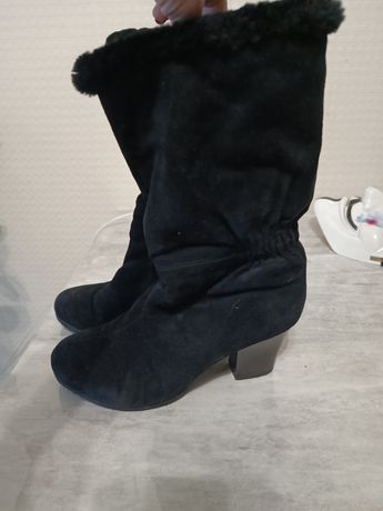 Зимние женские ботинки-сапоги