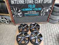 4x czarne felgi R17 5x112 Skoda Karoq Kodiaq Yeti Superb Octavia Vw Au