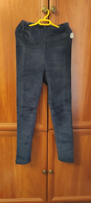 Теплі велюрові лосини на велюрі для дівчинки