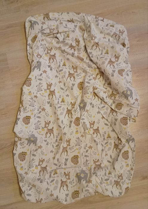 Prześcieradło bawełniane z gumką 70×140