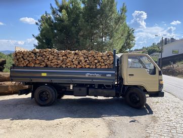 Lenha seca pinho, carvalho, eucalipto, vidoeiro